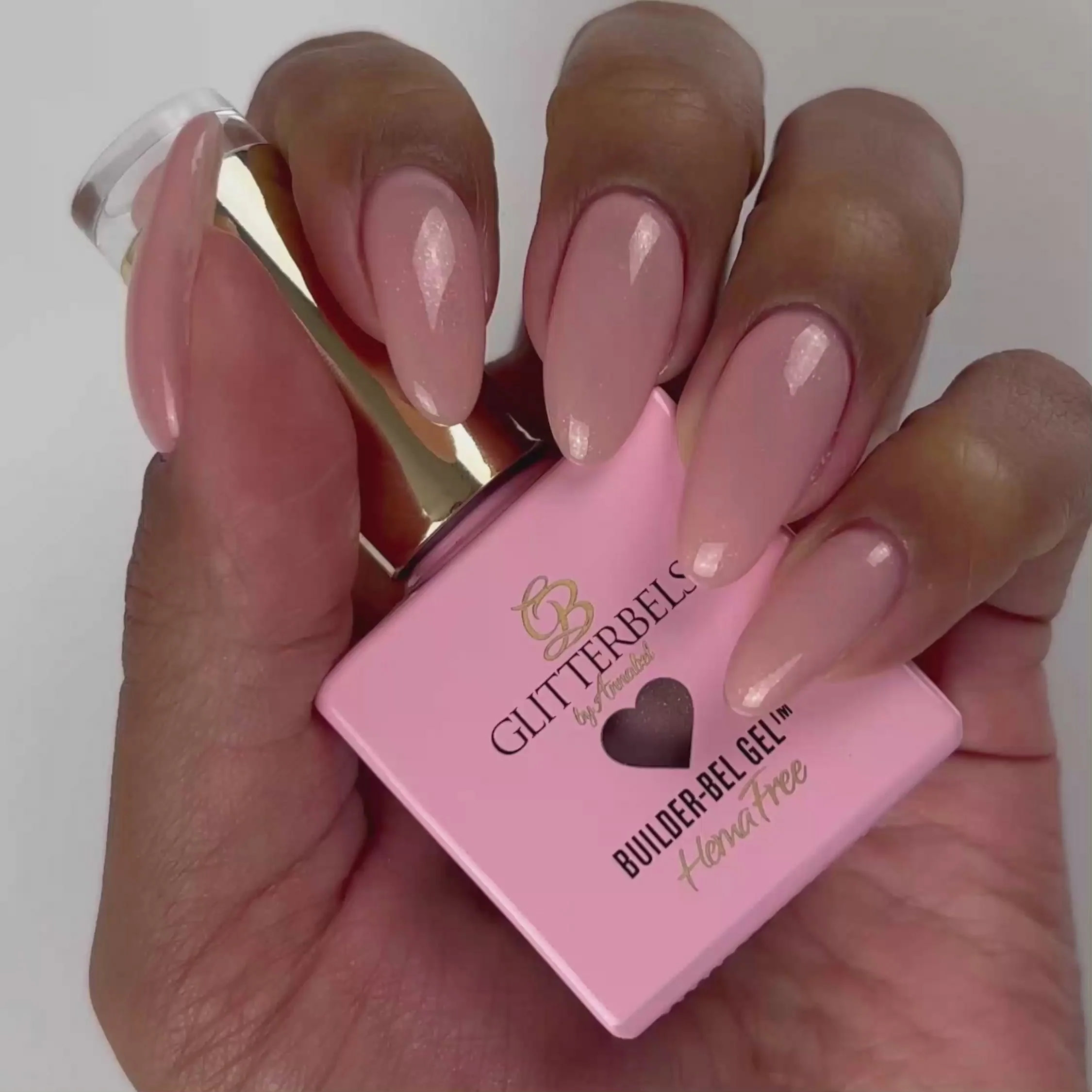 Strawberry Mousse                                   Hema Free Builder-Gel by Glitterbels - Image 3