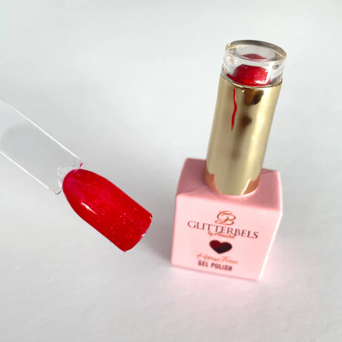 Hot Red Sparkle
Hema Free Gel Polish by Glitterbels - Image 2