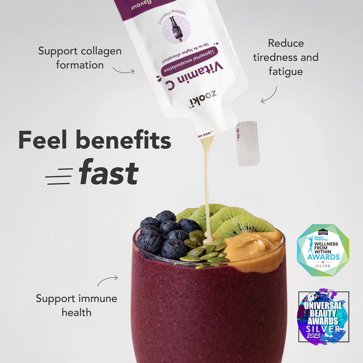 Vitamin C, Liposomal Liquid
Sachets

Açai Berry - 14pk - Image 4