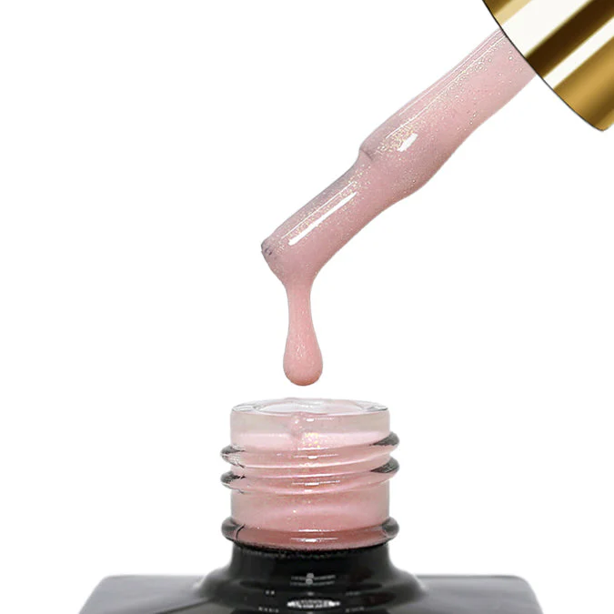 Glitterbels Brush On Builder.                          Peach Shimmer - Image 2