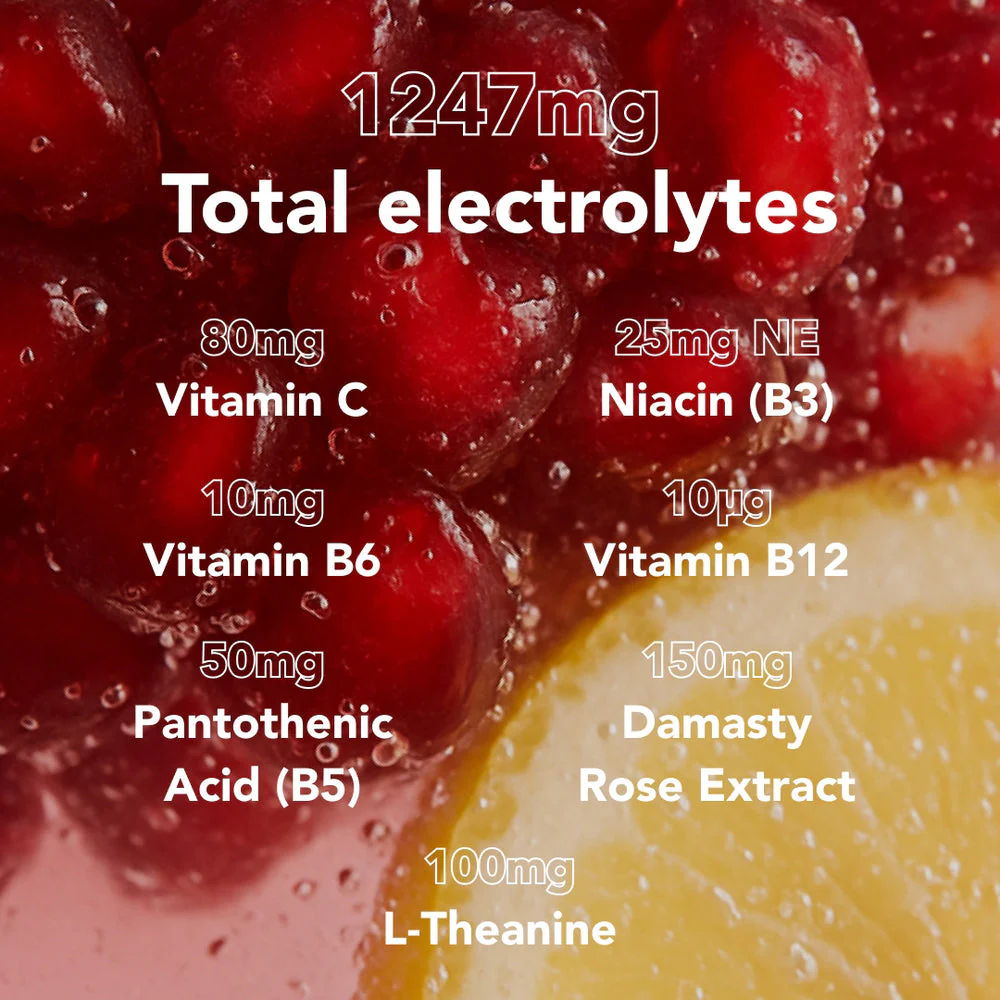 Electrolytes+Skin Radiance.                   Pomegranate and Lemon  -                7 servings - Image 4