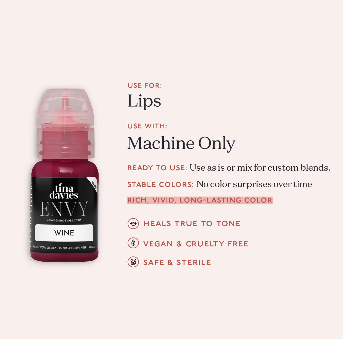 Envy Lip Pigments -Wine - Image 3