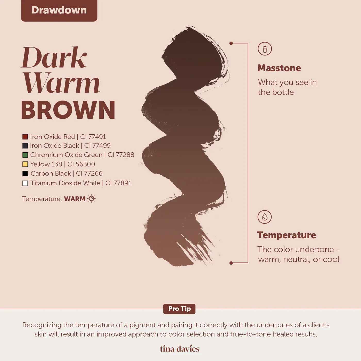 FADE Eyebrow Pigments - FADE DARK WARM BROWN - Image 5