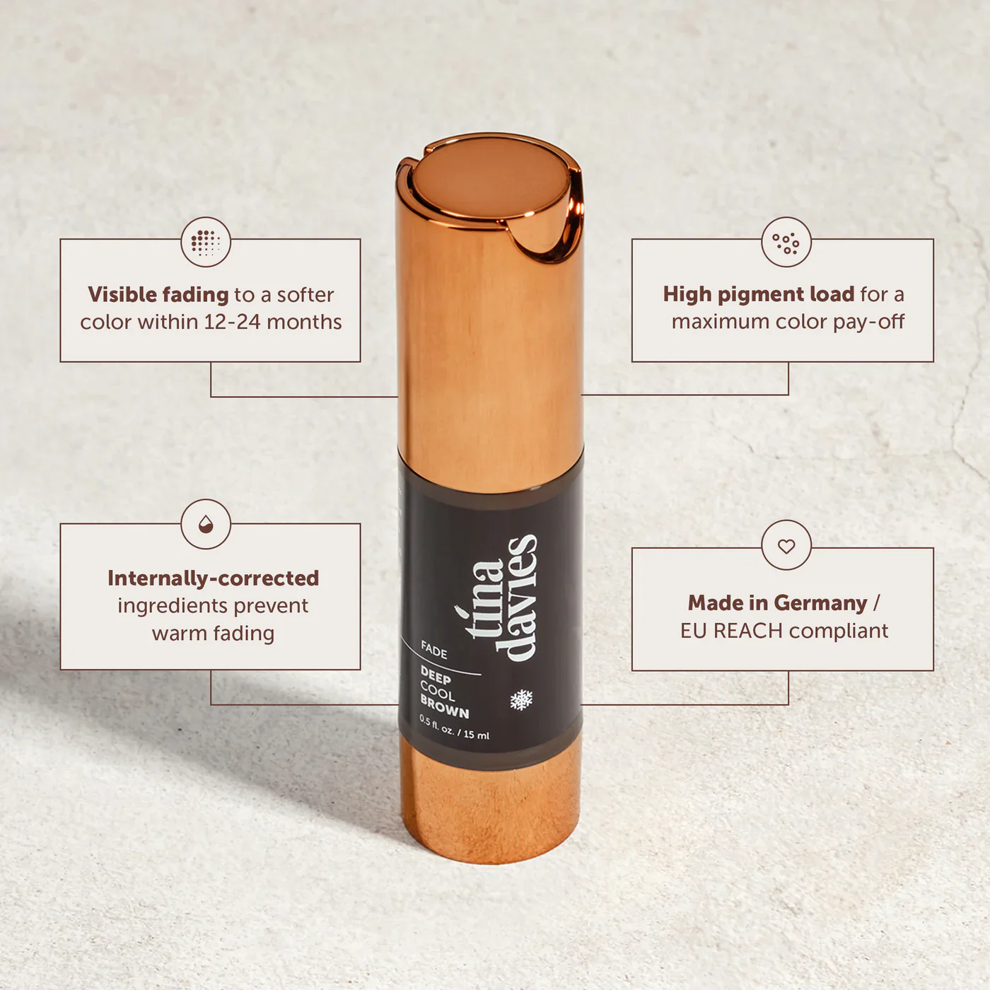 FADE Eyebrow Pigments - FADE DEEP COOL BROWN - Image 4