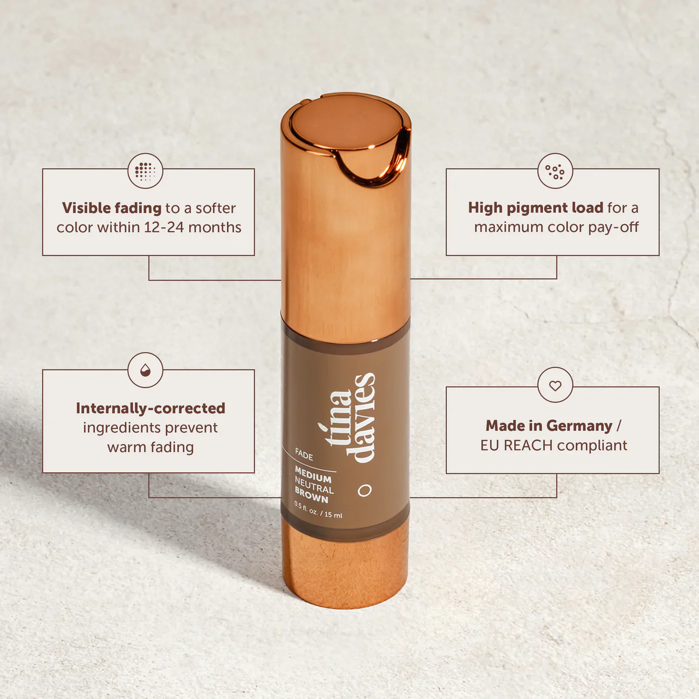 FADE Eyebrow Pigments - FADE MEDIUM NEUTRAL BROWN - Image 5