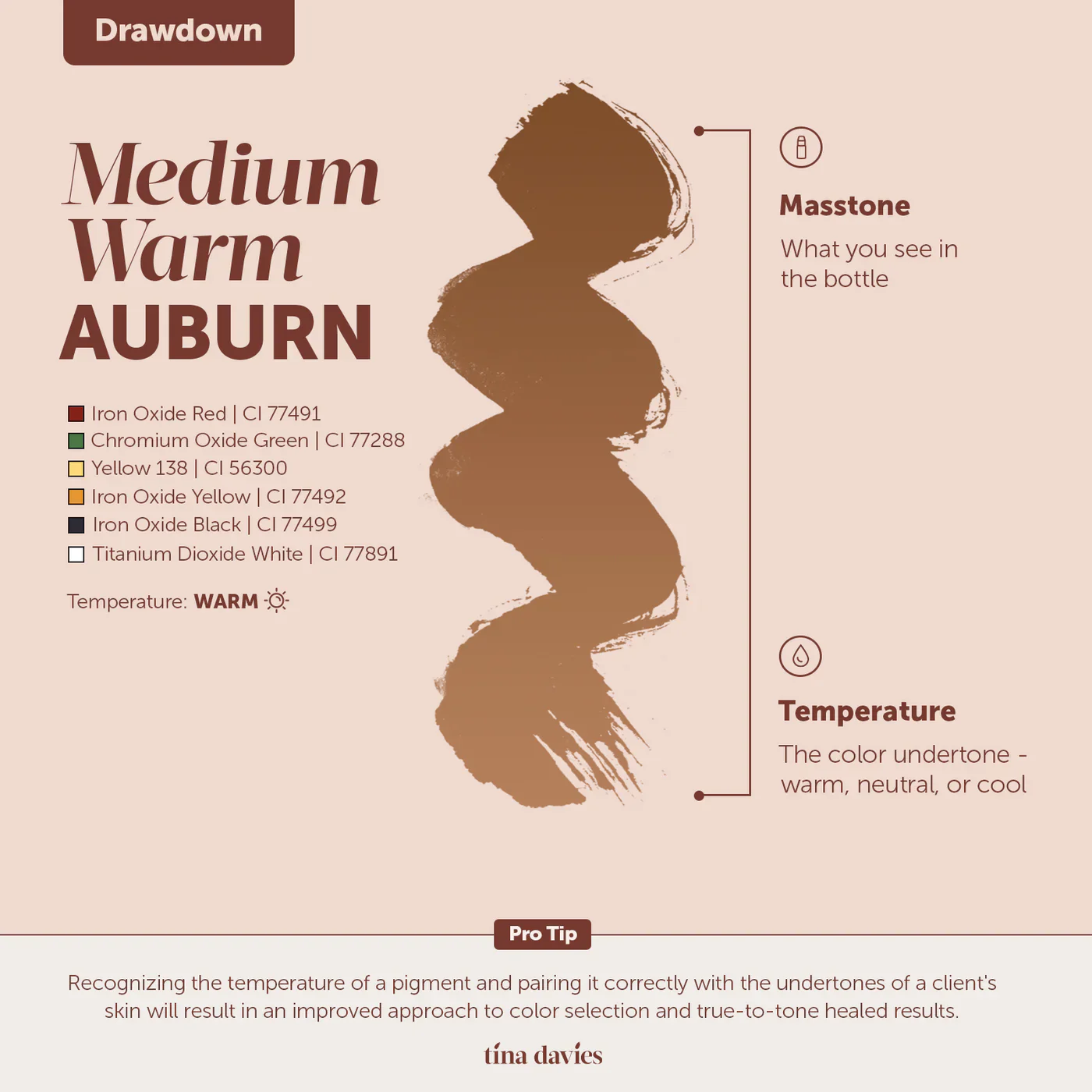 FADE Eyebrow Pigments - FADE MEDIUM WARM AUBURN - Image 5