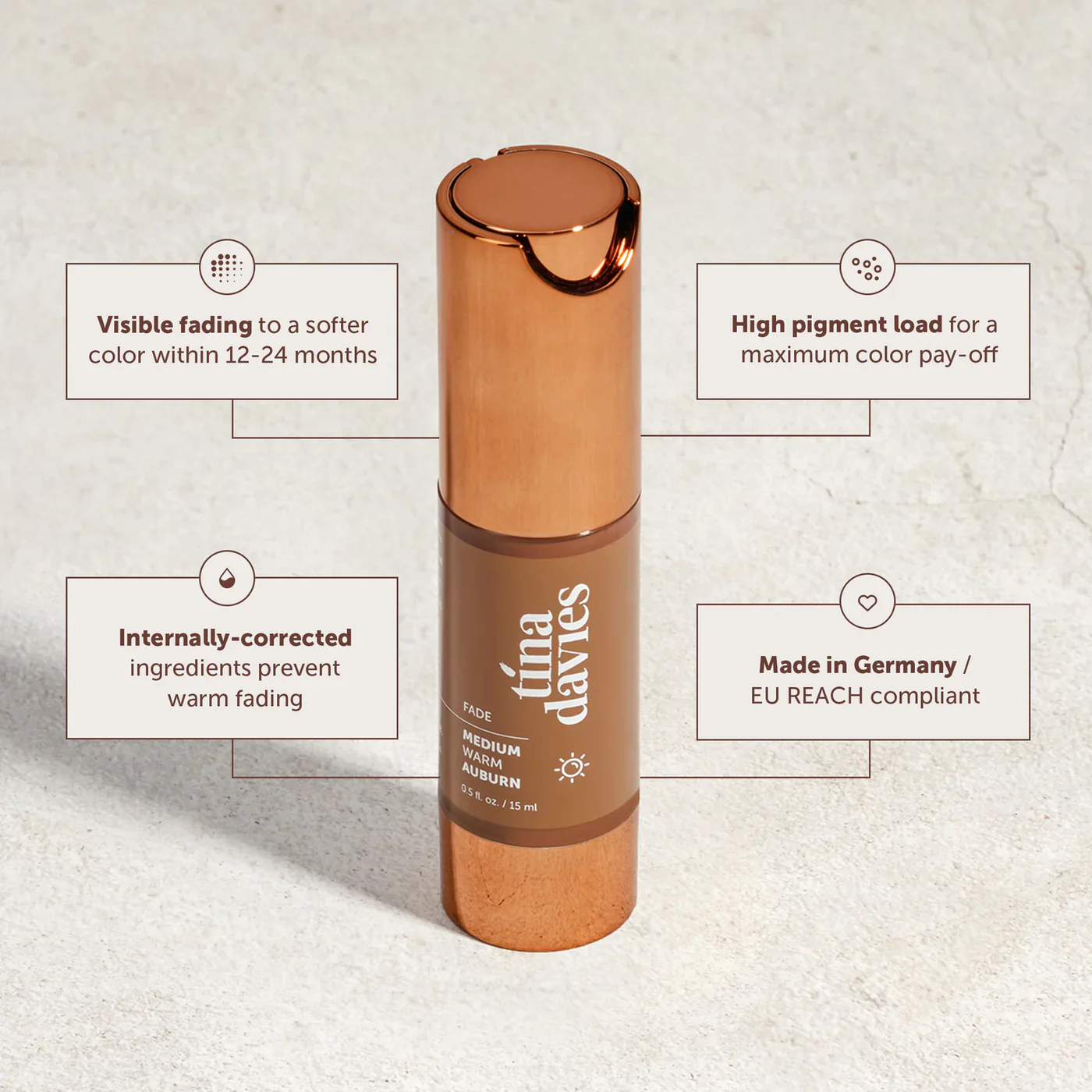 FADE Eyebrow Pigments - FADE MEDIUM WARM AUBURN - Image 6