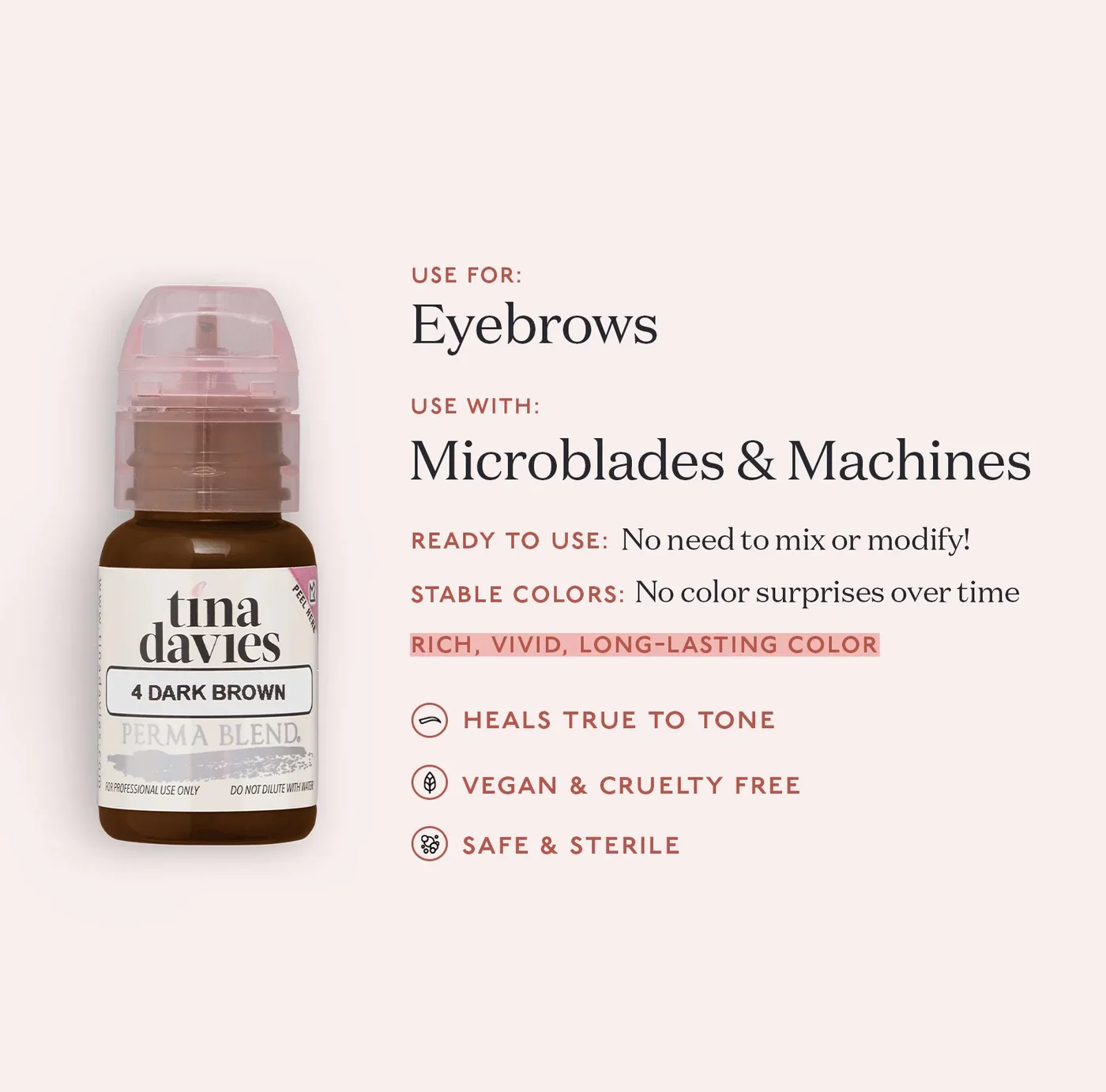 I ❤️ INK Brow Pigments -Dark Brown - Image 3