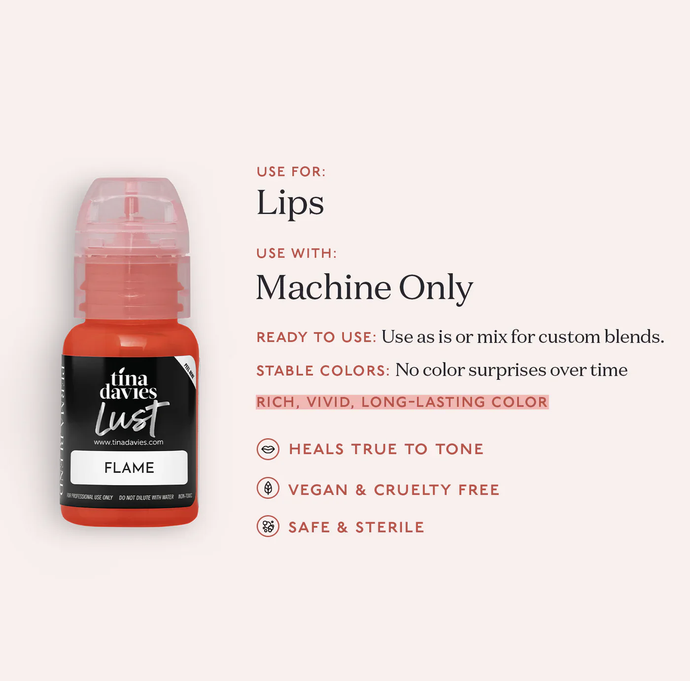 Lust Lip Pigments - LUST FLAME - Image 5